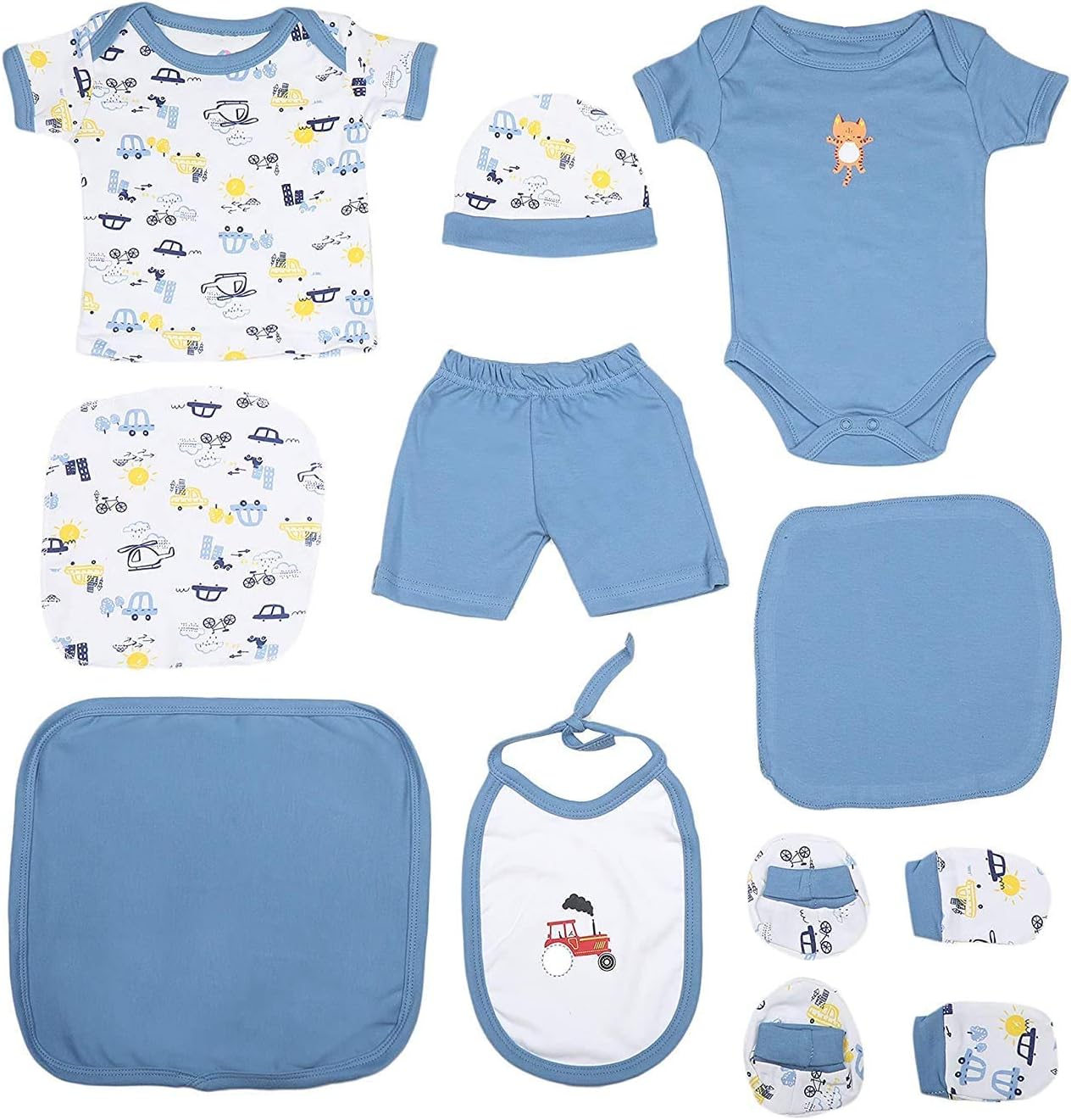 MAGIC TOWNNew Born Baby Gift Sets -10 Peices