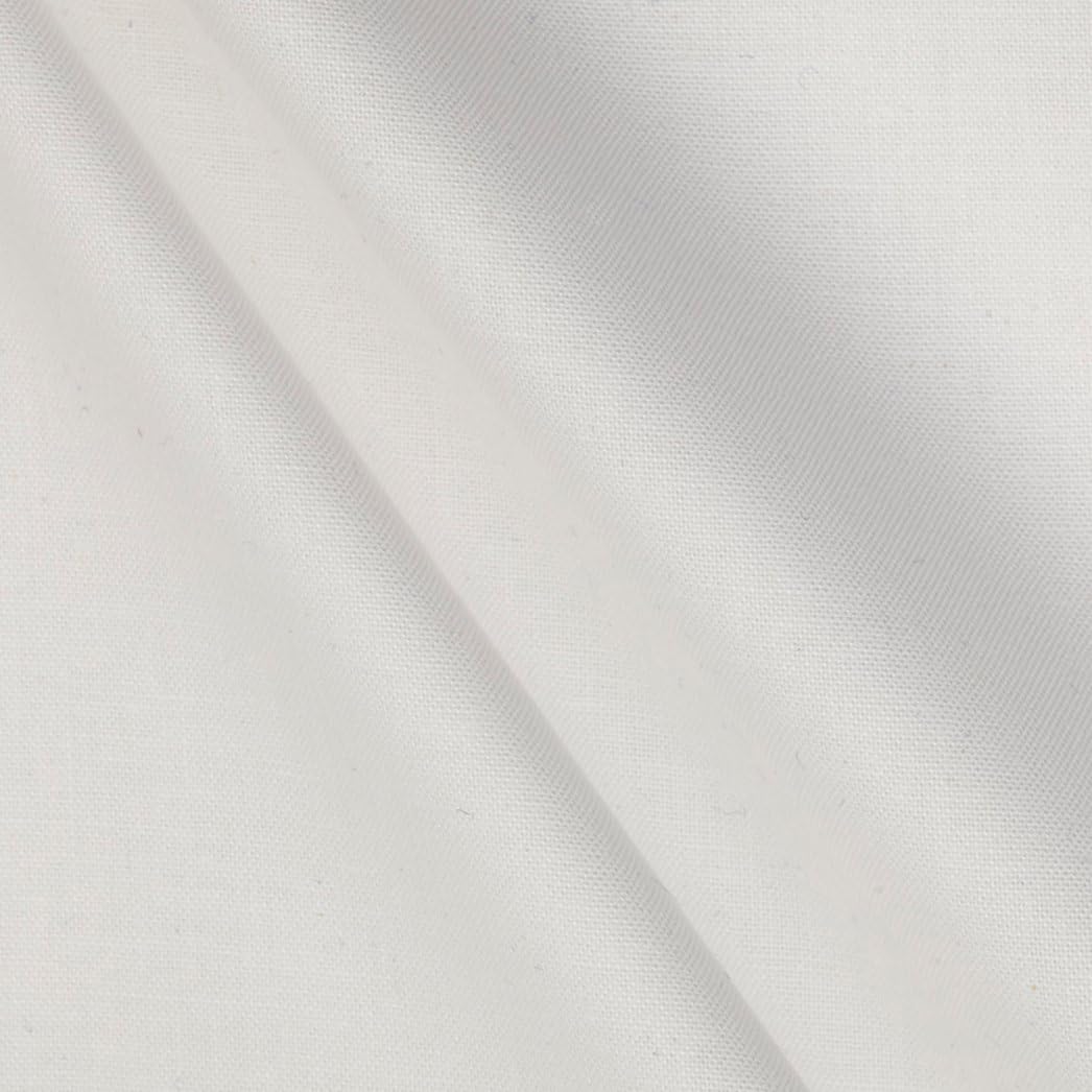 Northcott 0569946 Colorworks Premium Solid Basics Snow Fabric by The Yard