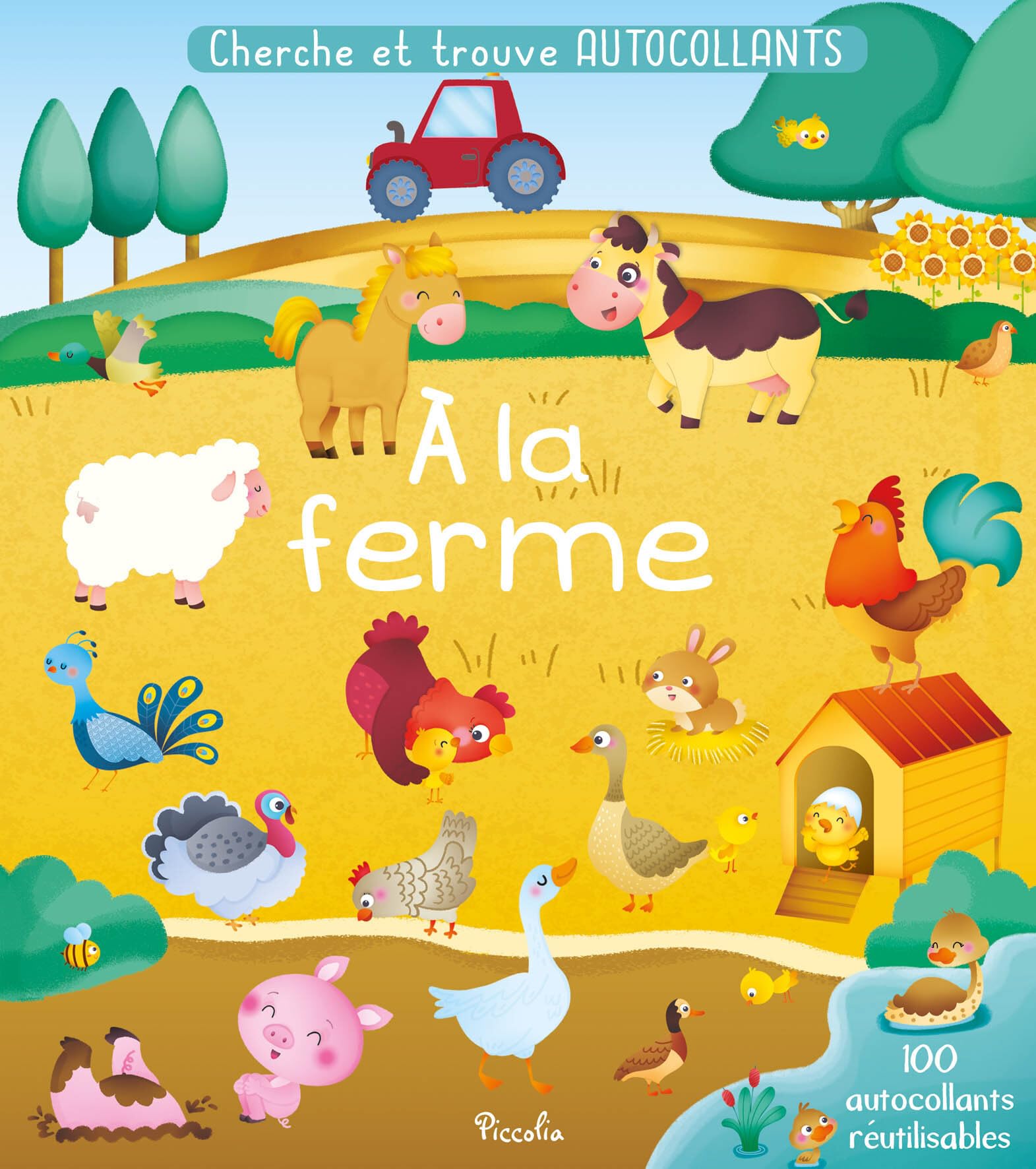 A la ferme - Cherche et trouve autocollants