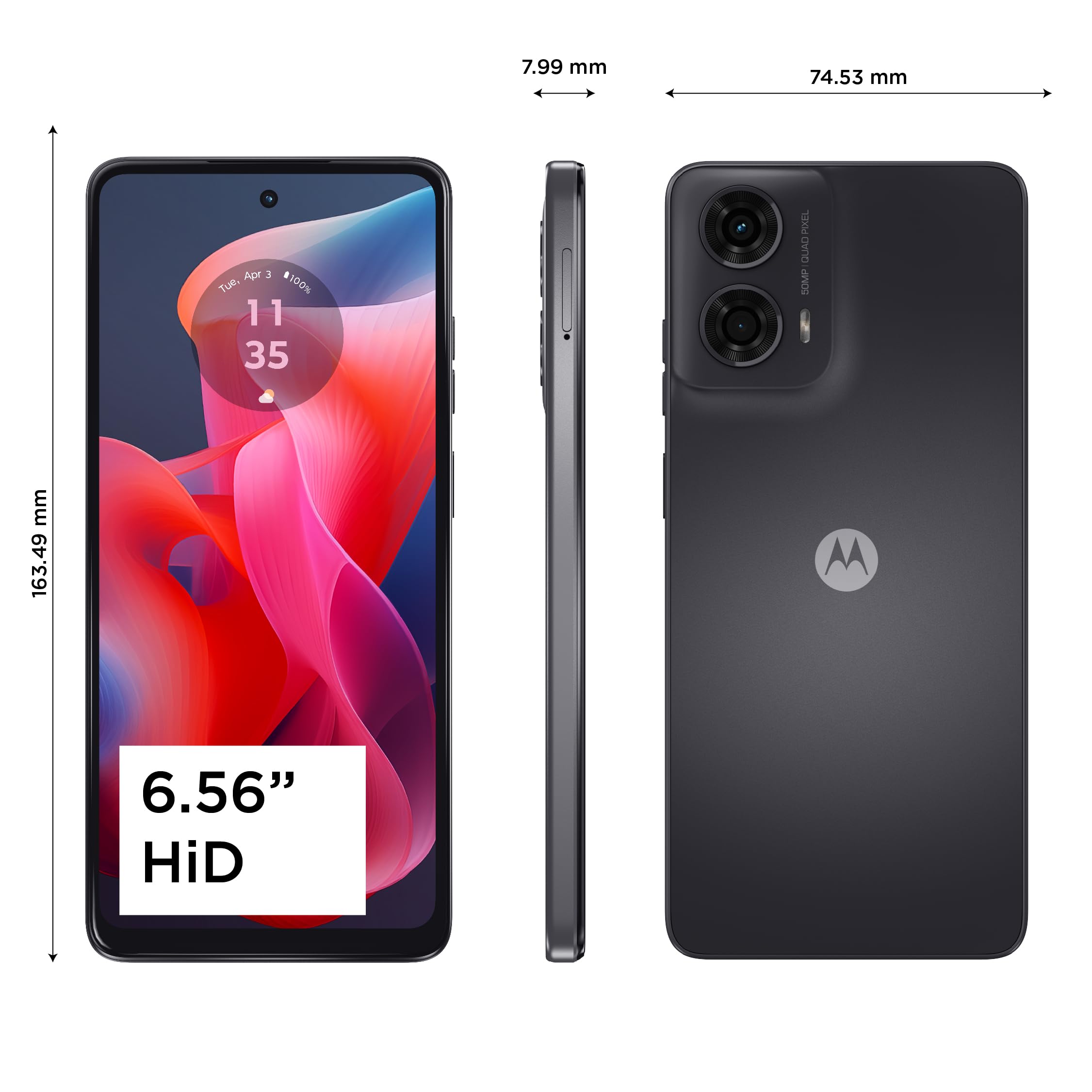 MOTOROLA g24, 8GB+8GB RAM, 128GB ROM, MTK Helio G85, 6.6