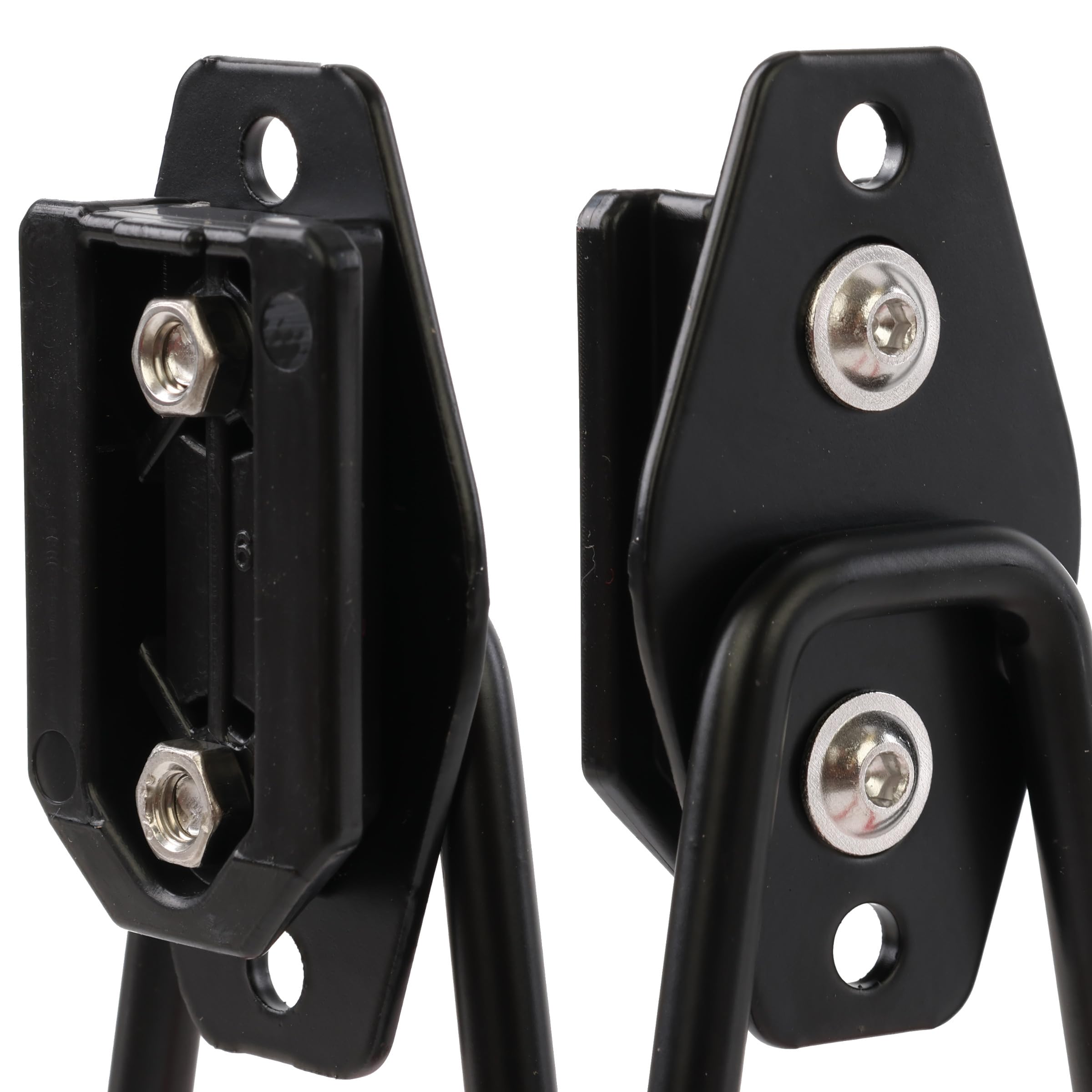 botle Set di 10 ganci per attrezzi Qbrick per utensili a forma di U 11 cm, rivestimento in PVC, per garage, capannoni, officina, per sega a mano e sega da giardino, doppio gancio, portata fino a 30 kg