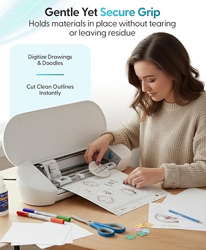 Vista 4 de Silhouette America PixScan - Alfombrilla de corte para usar con retrato, color blanco