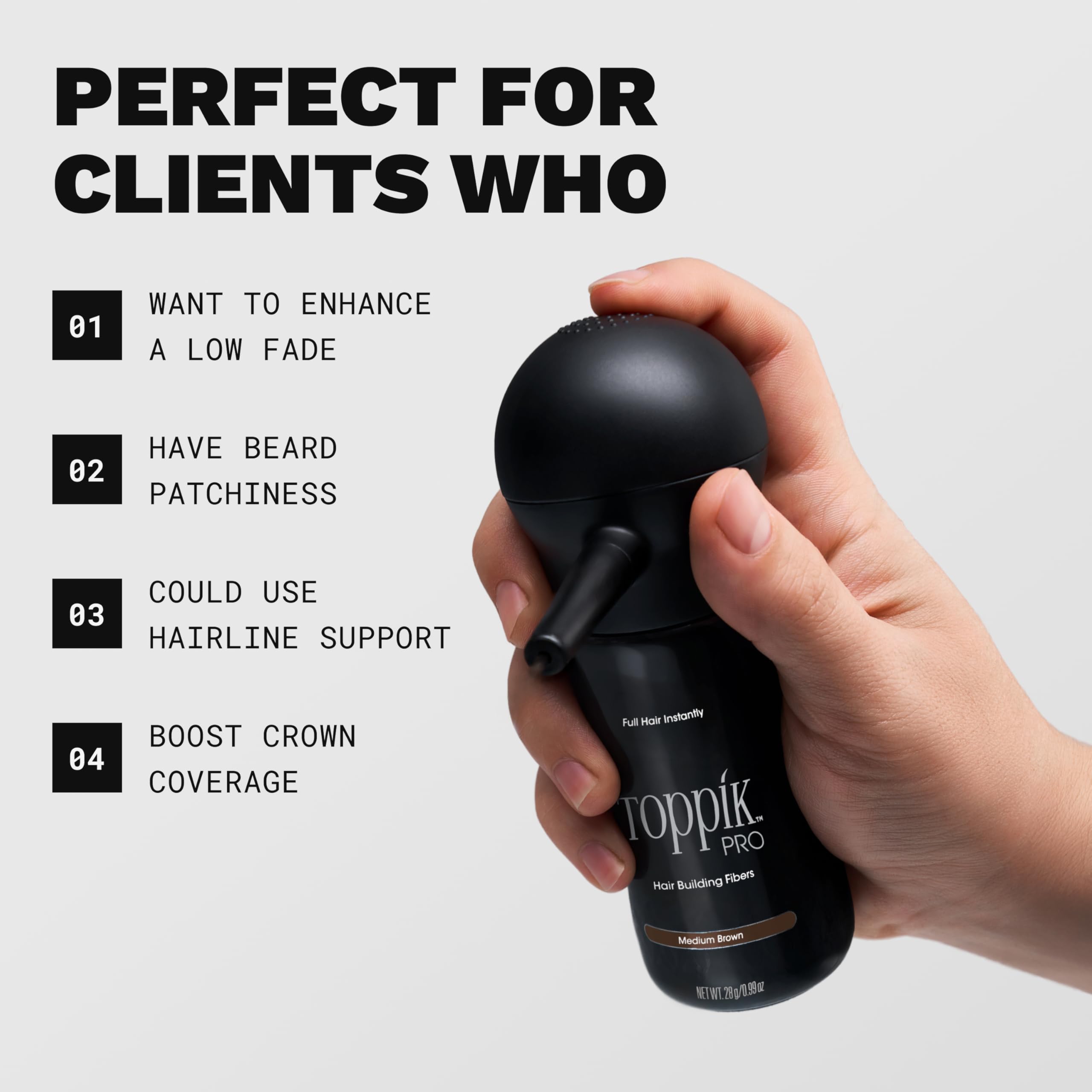 Amazon.co.jp: Toppik PRO ヘアビルディングファイバー 9つのシェード