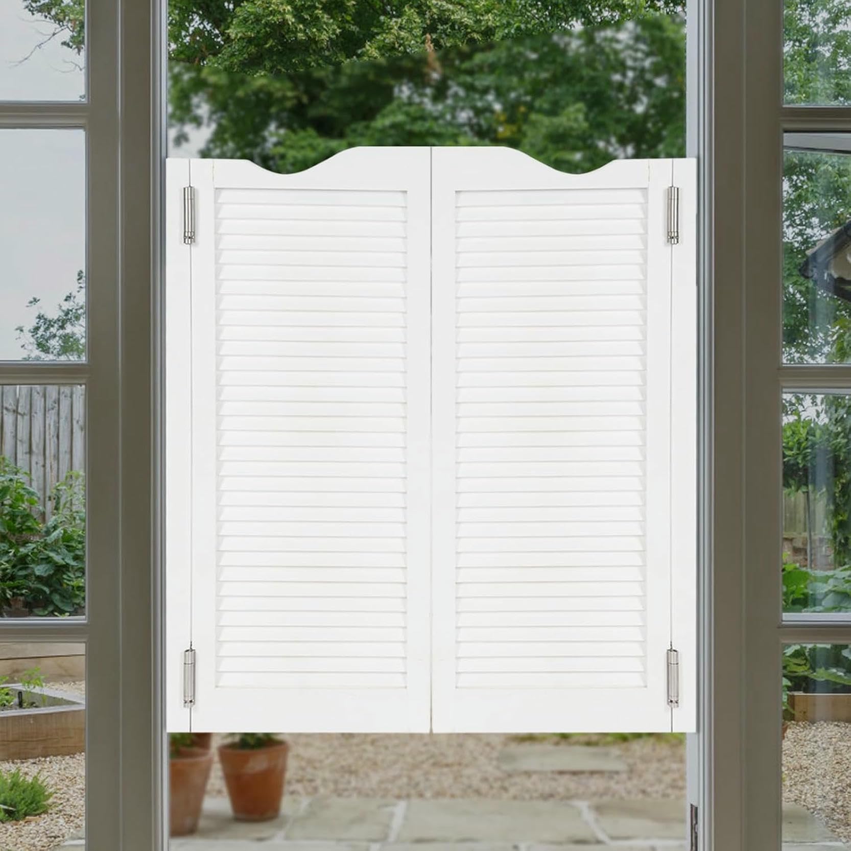 Porte del caffè Porte del Salone Porte di Caffetteria in Legno con Hardware Che Oscilla Porta Barra da Barra per Porte da Pino in Legno in Legno Incluso
