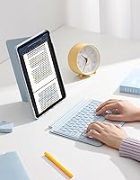 Vista 4 de Inateck Funda para iPad de 11ª/10ª generación con teclado, funda de teclado desmontable con retroiluminación de 7 colores y panel táctil para iPad