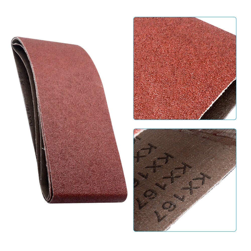 5 Gewebe Schleifbänder 50 x 1020 - verfügbar von Korn 40 bis 400 (P 80