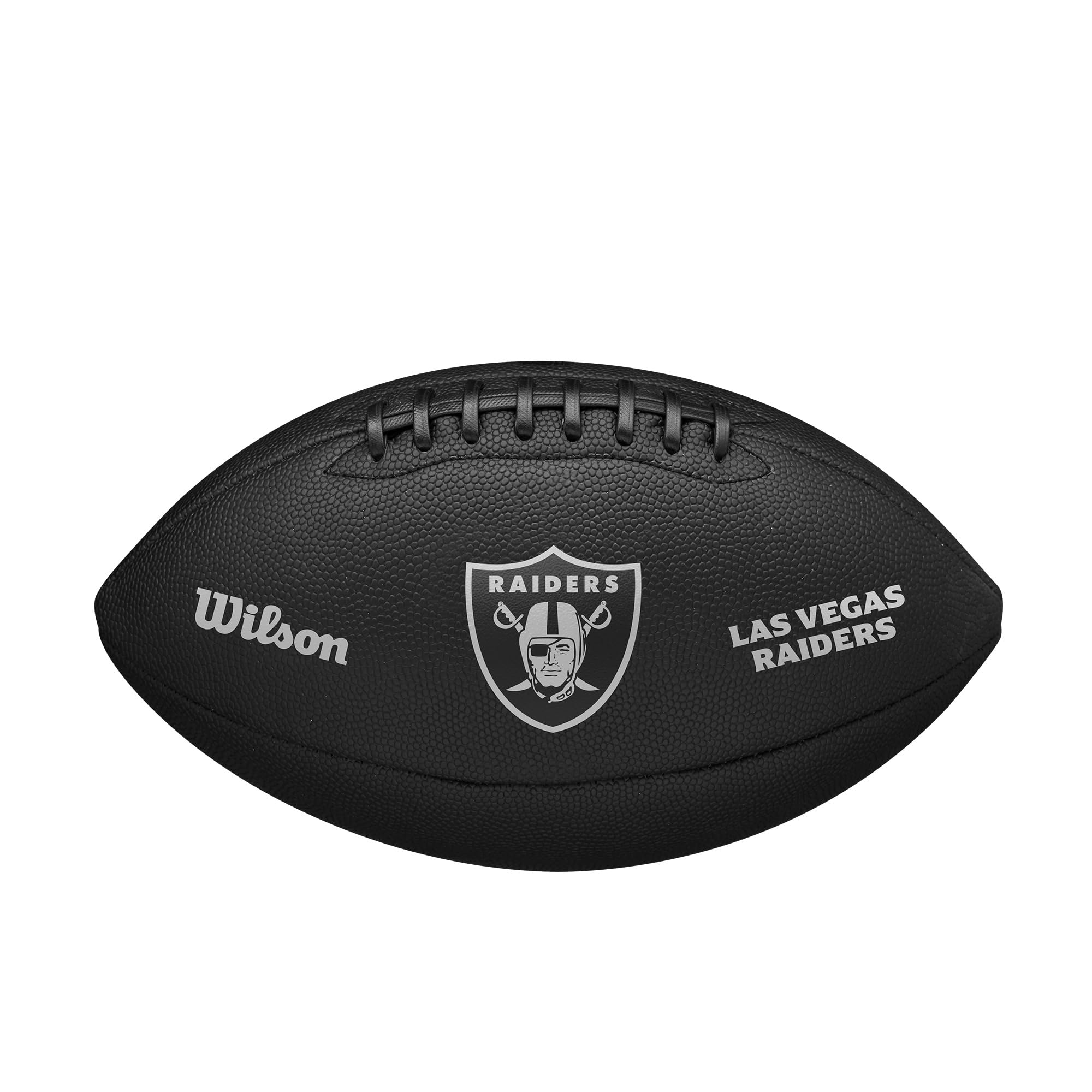 Wilson NFL Team Metallic Premiere Ballon de Football Taille Officielle Las Vegas Raiders