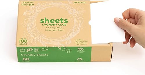 Miniatura 6 de Sheets Laundry Club Sábanas de detergente para ropa sábanas de lavandería y secadora libres y transparentes
