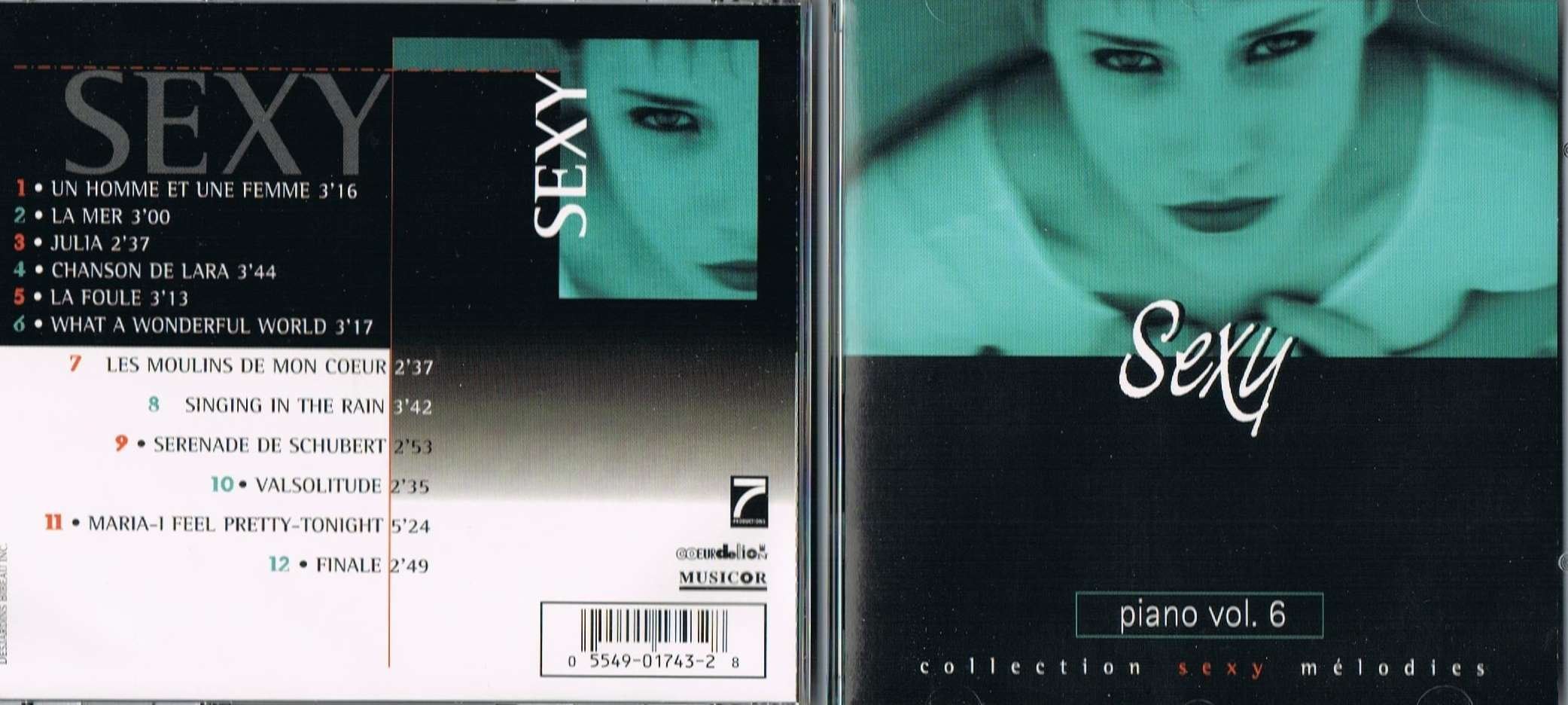 Collection Sexy Mélodies - Sexy Piano Volume 6 [Audio CD] 7 Productions Band
