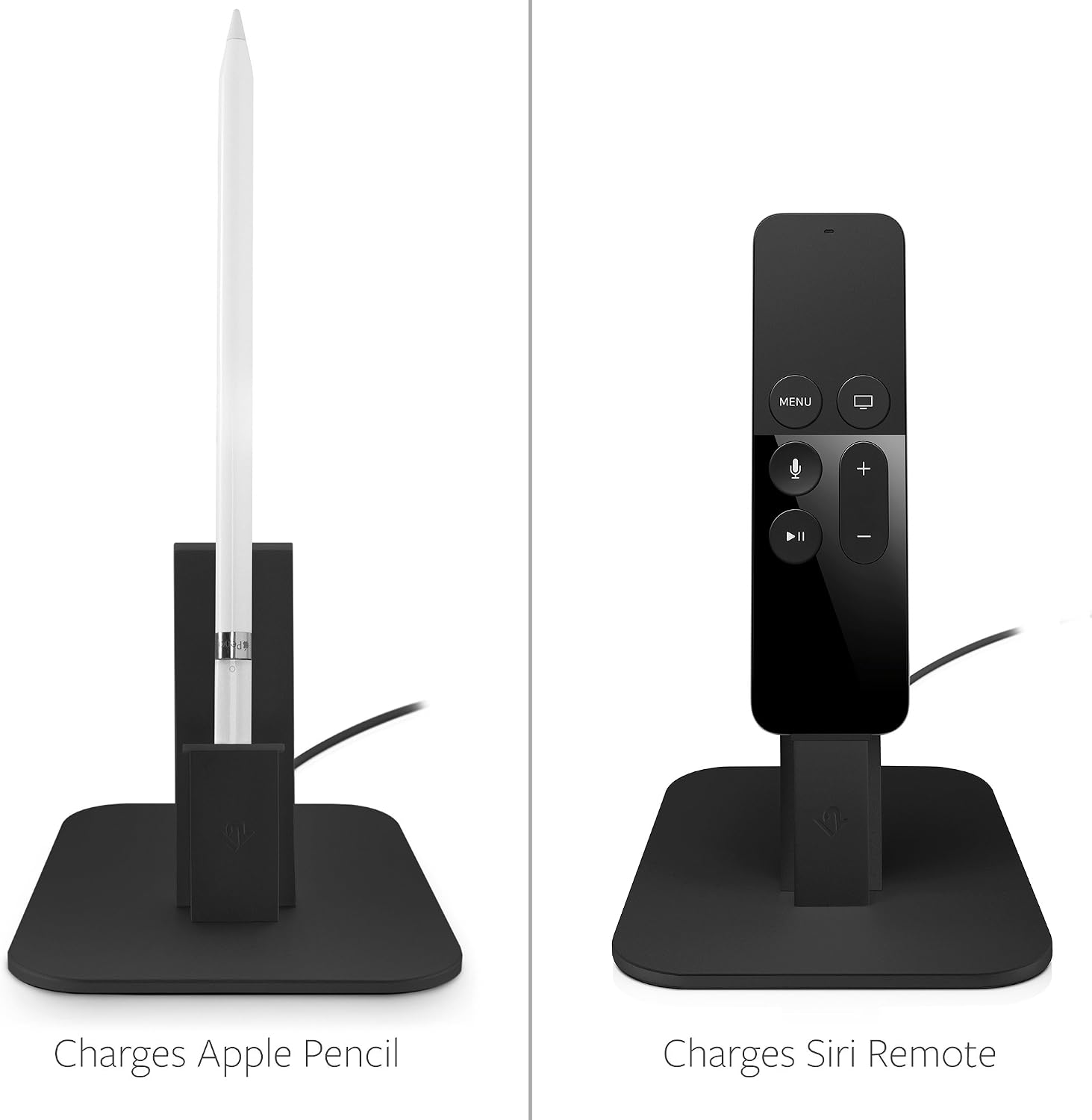 Twelve South HiRise for iPhone/iPad, Black | Adjustable Charging Stand, Requires Apple Lightning Cable