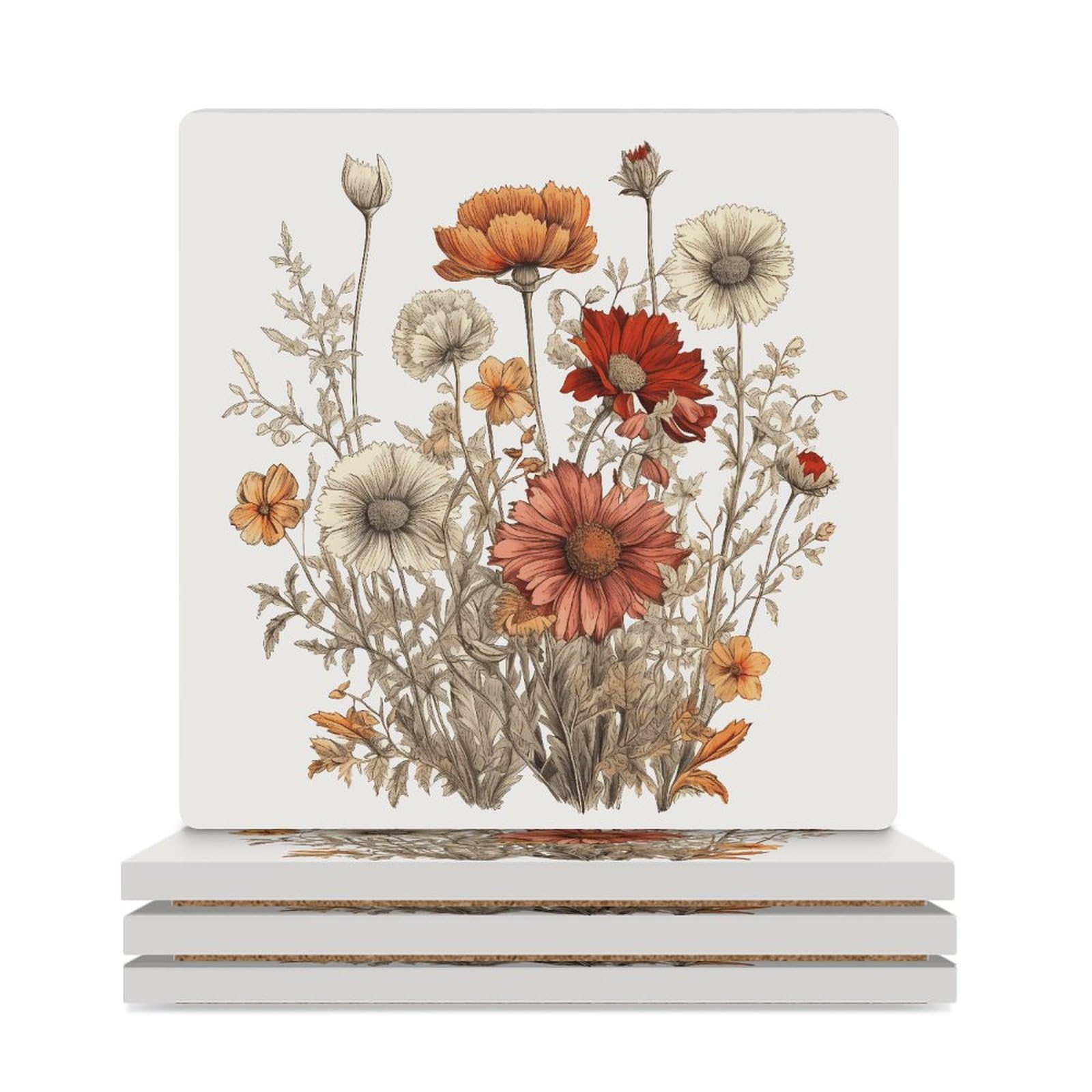 Dessous de verre pour boissons chaudes et décoration de table de bar