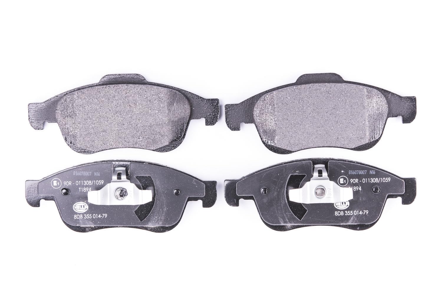 BRAKE PAD SET DISC BRAKE 8DB 355 014-791 FOR RENAULT SCENIC/III/GRAND FLUENCE