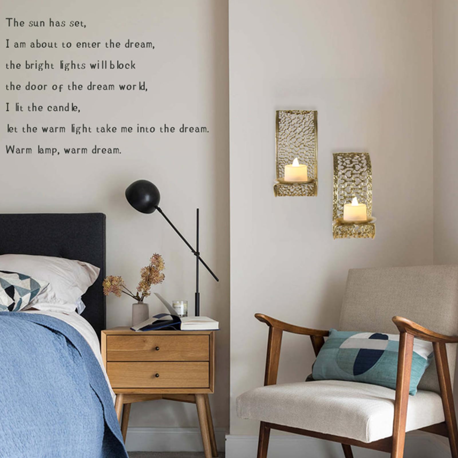 アラビア　壁掛けキャンドルスタンド アラビア壁掛けキャンドルスタンド