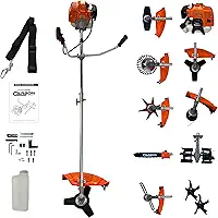 Combo Multifuncional Roçadeira 52cc 2,5HP a Gasolina com Acessórios Carbon Fak