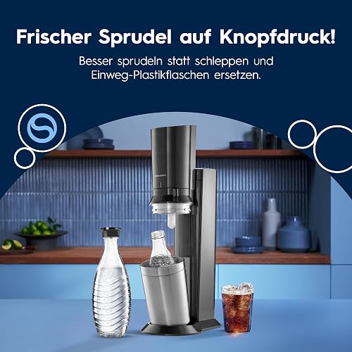 Sodastream Crystal – Gasatore per realizzare acqua frizzante e bevande - 12