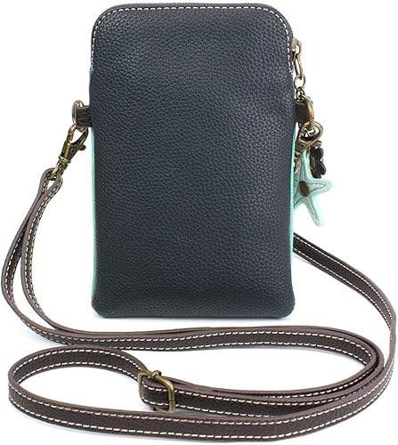 Vista 3 de CHALA Dazzled Cell Phone Crossbody Purse-Women PU Leather Multicolor Handbag with Adjustable Strap