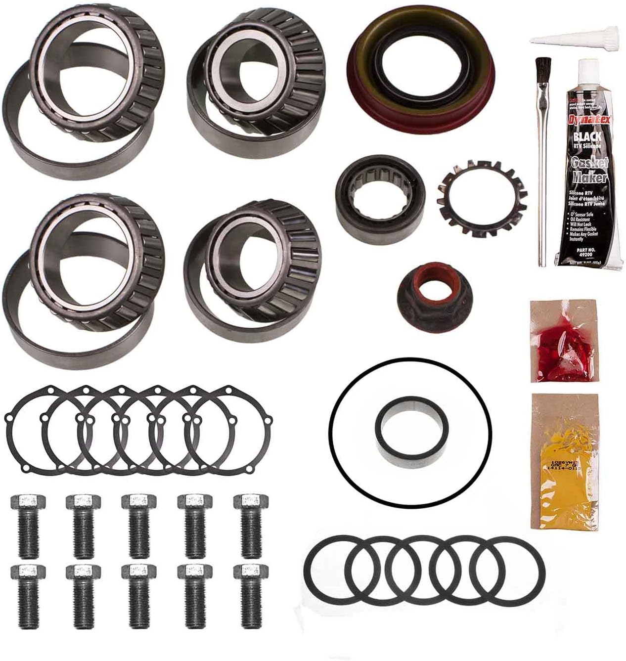 EXCEL XL-1005-1, Differential Bearing Rebuild Kit, For Ford 9", 3.25" Daytona-Open Bolt, Rear, Master Kit w/Koyo Bearings, Fits Bronco, F-150, Mustang, Thunderbird, Torino (1955-1986)