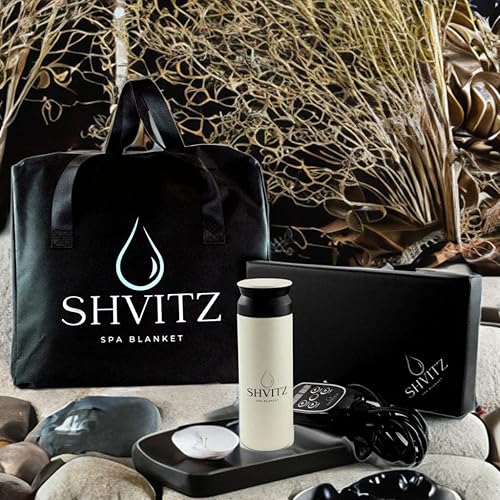 Miniatura 7 de Manta de sauna infrarroja Shvitz - Sauna portátil para terapia de infrarrojos lejanos en casa para desintoxicar y relajar tu cuerpo y mente,
