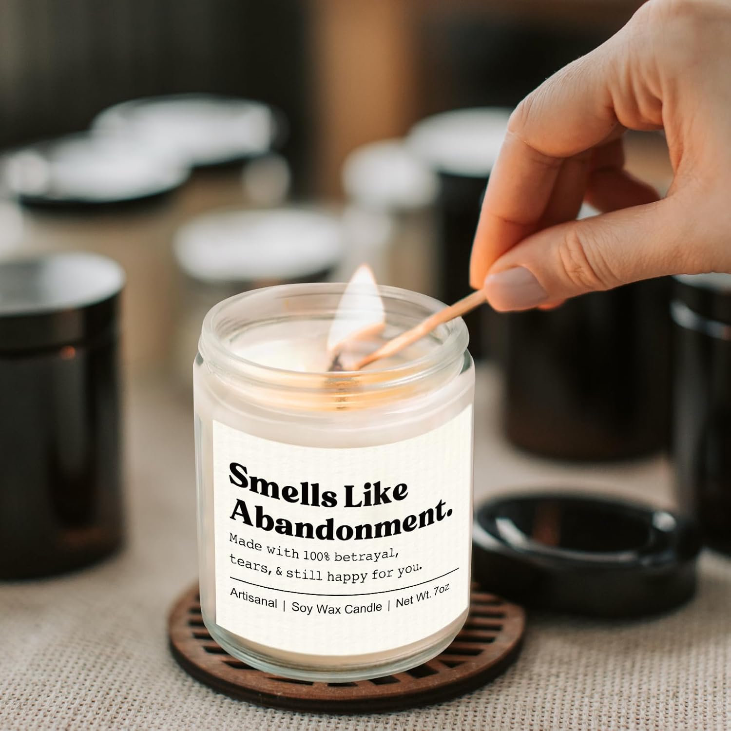 Shqiueos Farewell Gifts for Coworkers Lavender Scented Candle, Retirement Gift for Woman Men, Leaving Gift for Boss Friends Going Away, Moving Away, Goodbye Gifts for Nurse Teacher - Image 2