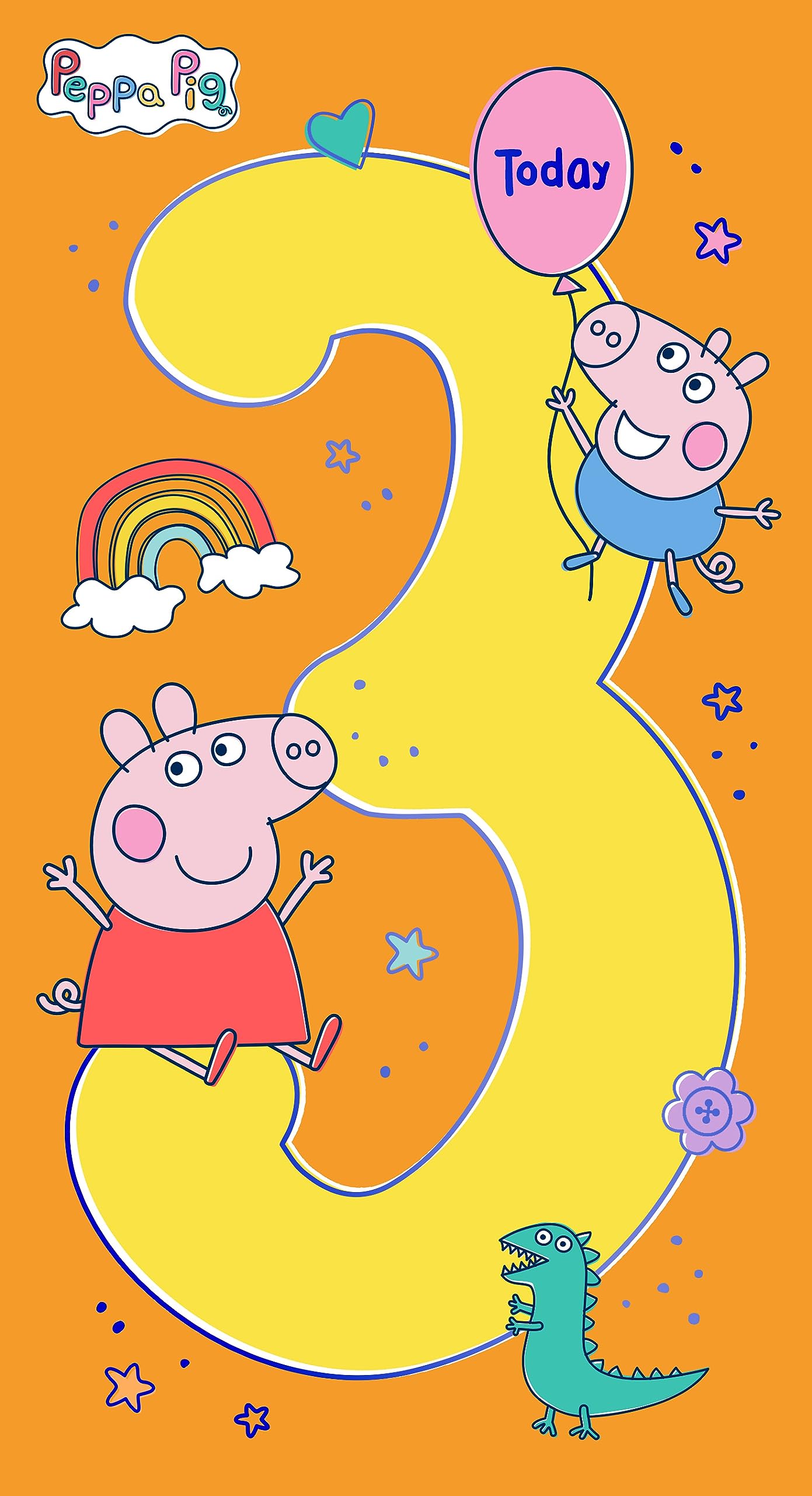Peppa Pig Age 3 Birthday Card, Woohoo! – Promotions - View #2