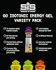 Science In Sport GO Isotonic Energy Gels, Running Gels with 22g Carbohydrates, Low Sugar, Variety Pack of Assorted Flavours, 60ml Per Serving (15 Pack)