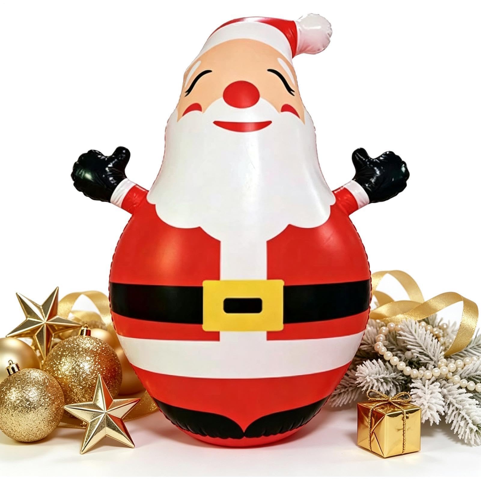 Genérico Figuras Hinchables Navideñas Estatua con Luz LED De 150 Cm Altura | Decoraciones de Papá Noel para Exteriores Para Suelo Parque Entrada Delantera De Tienda Exterior Jardín Césped