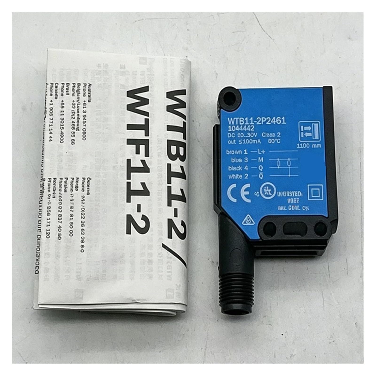 Tpkmvgap One Color 1Pcs Photoelectric Switch Sensor Wl12-3P2441 Wl12-3P2451 Wl12-3P1151 Wl12-3N2441 Wl27-3P2451(Wl12-3P1151)