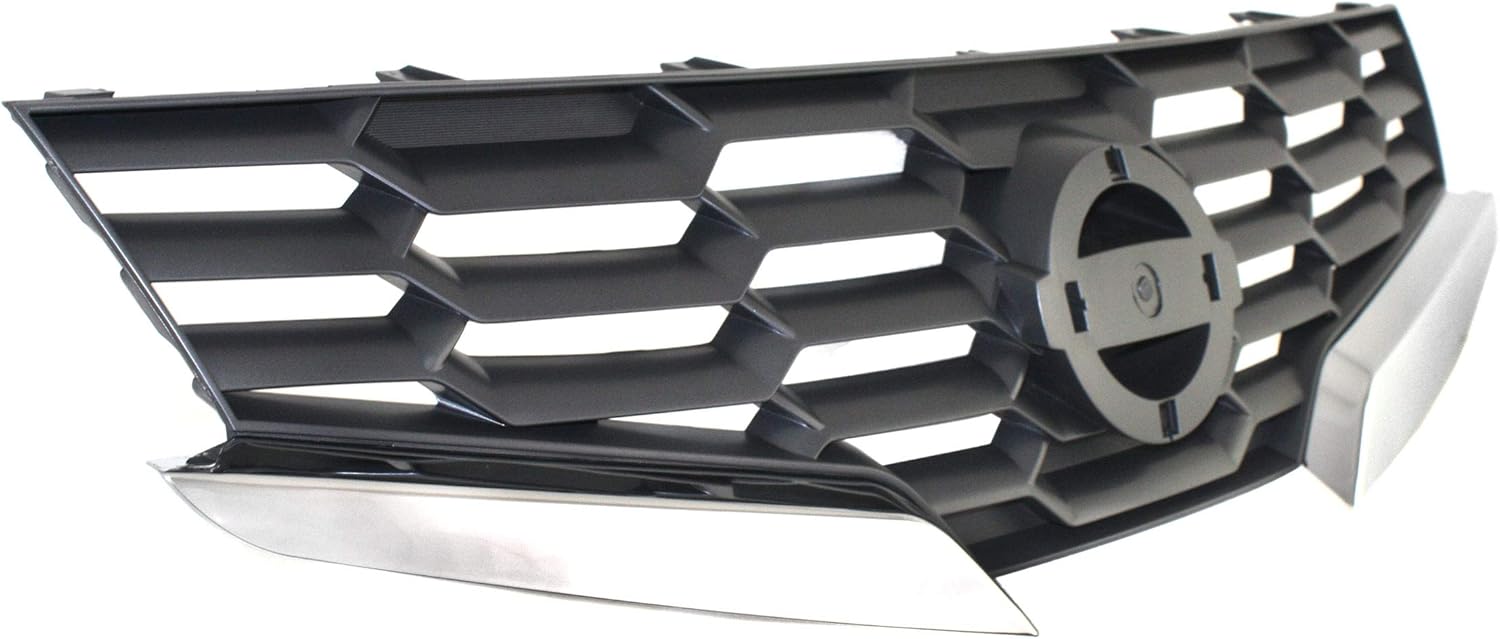 Garage-Pro Grille Assembly Compatible with 2008 Nissan Altima Painted Black Shell and Insert Coupe
