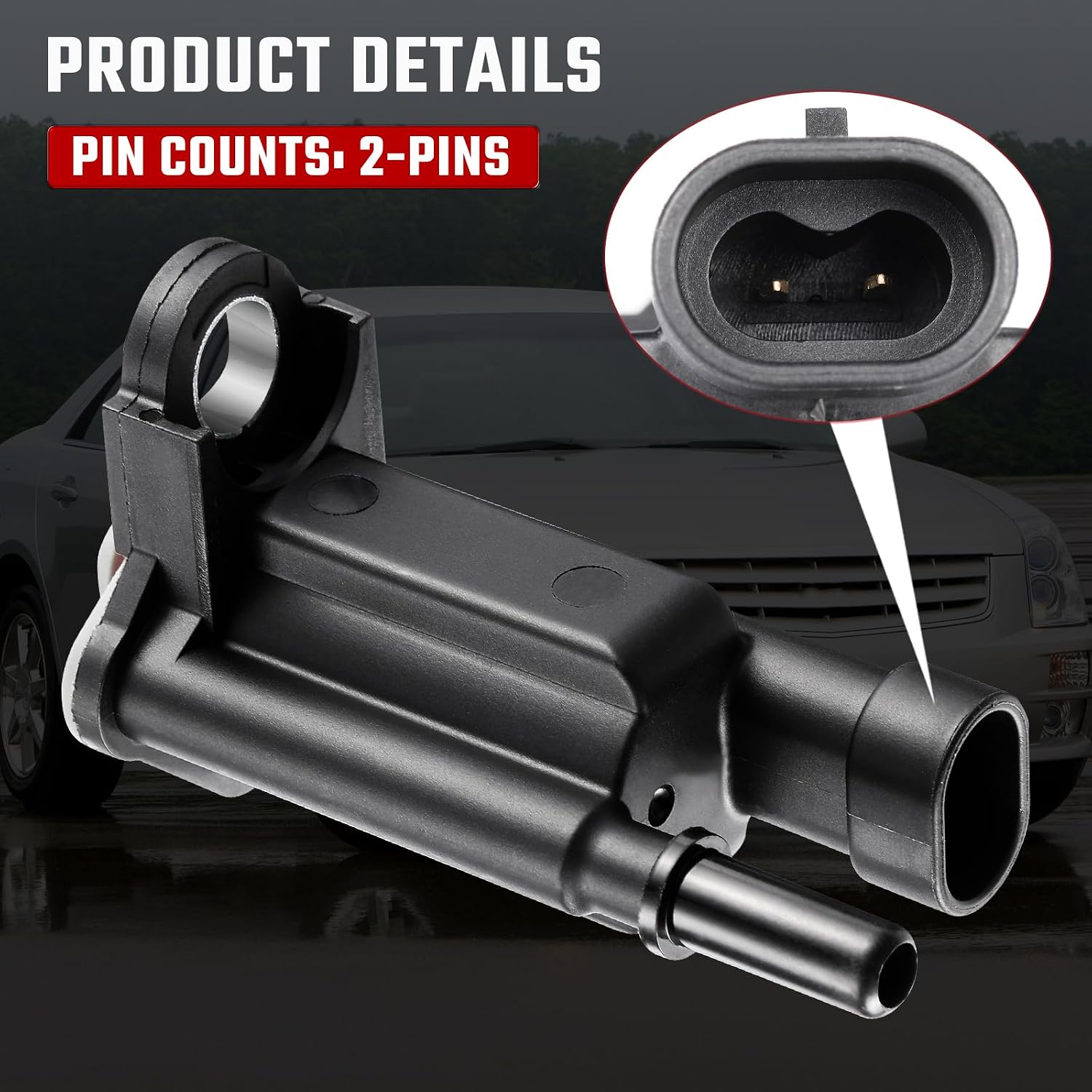 214-1105 Vapor Canister Purge Valve Solenoid Compatible with Cadillac STS XLR Chevy Avalanche Equinox Express Silverado 1500 2500 3500 GMC Savana Sierra Yukon Replace 12581282