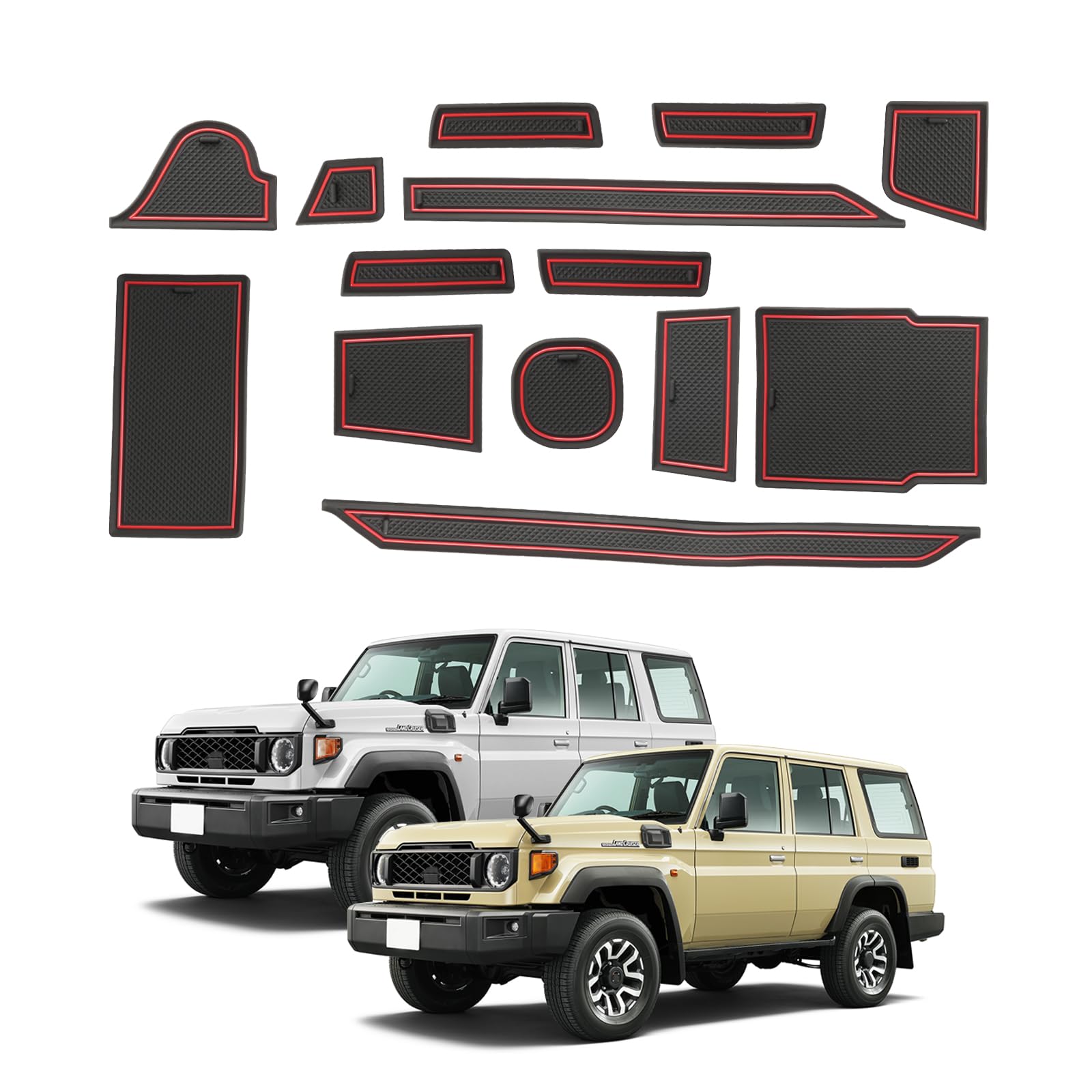 Amazon | SXCY 新型 トヨタ ランドクルーザー 70系 GDJ76W 専用 ラバー