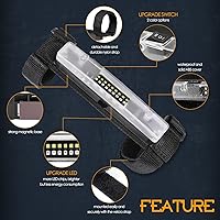 Vista 5 de Nirider Luz Interior UTV Universal Montaje en Barra Antivuelco Luces LED Luces de Jaula Antivuelco Utilitaria Luz Interior de Cúpula de Cortesía