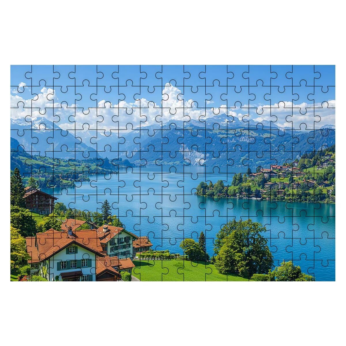 Puzzle 1500 elementów krajobrazu, puzzle natura dla dorosłych, klasyczne puzzle gry edukacyjne do aktywności rodzinnej, najwyższej jakości drewniane puzzle z pudełkiem na prezent dla mężczyzny