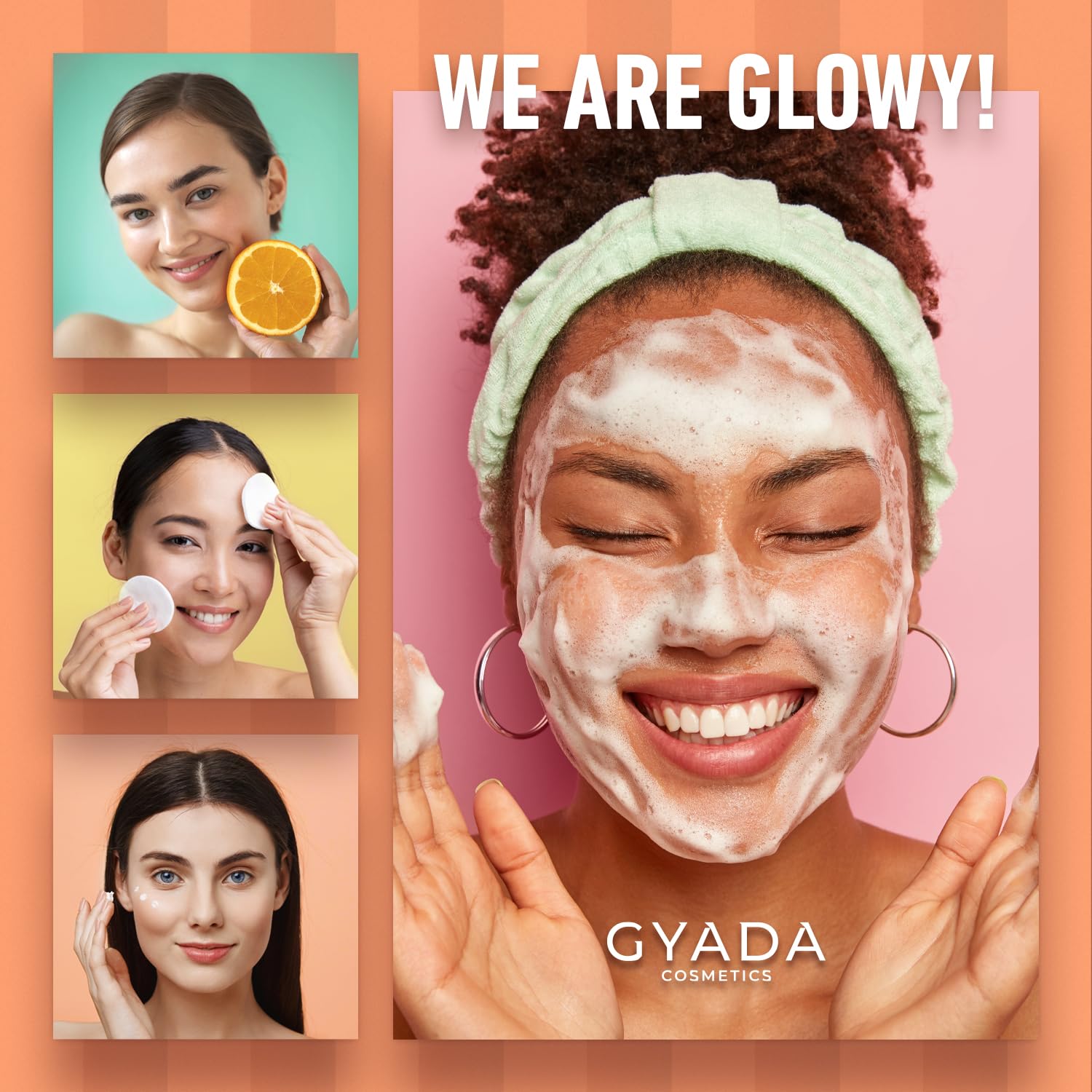 Gyada Cosmetics, Radiance Burro Struccante, Nuova Formula, Rimuove Anche il Make-up Waterproof, Non Unge, Texture Fondente, Con Vitamina C e Olio di Cocco, 200 ml