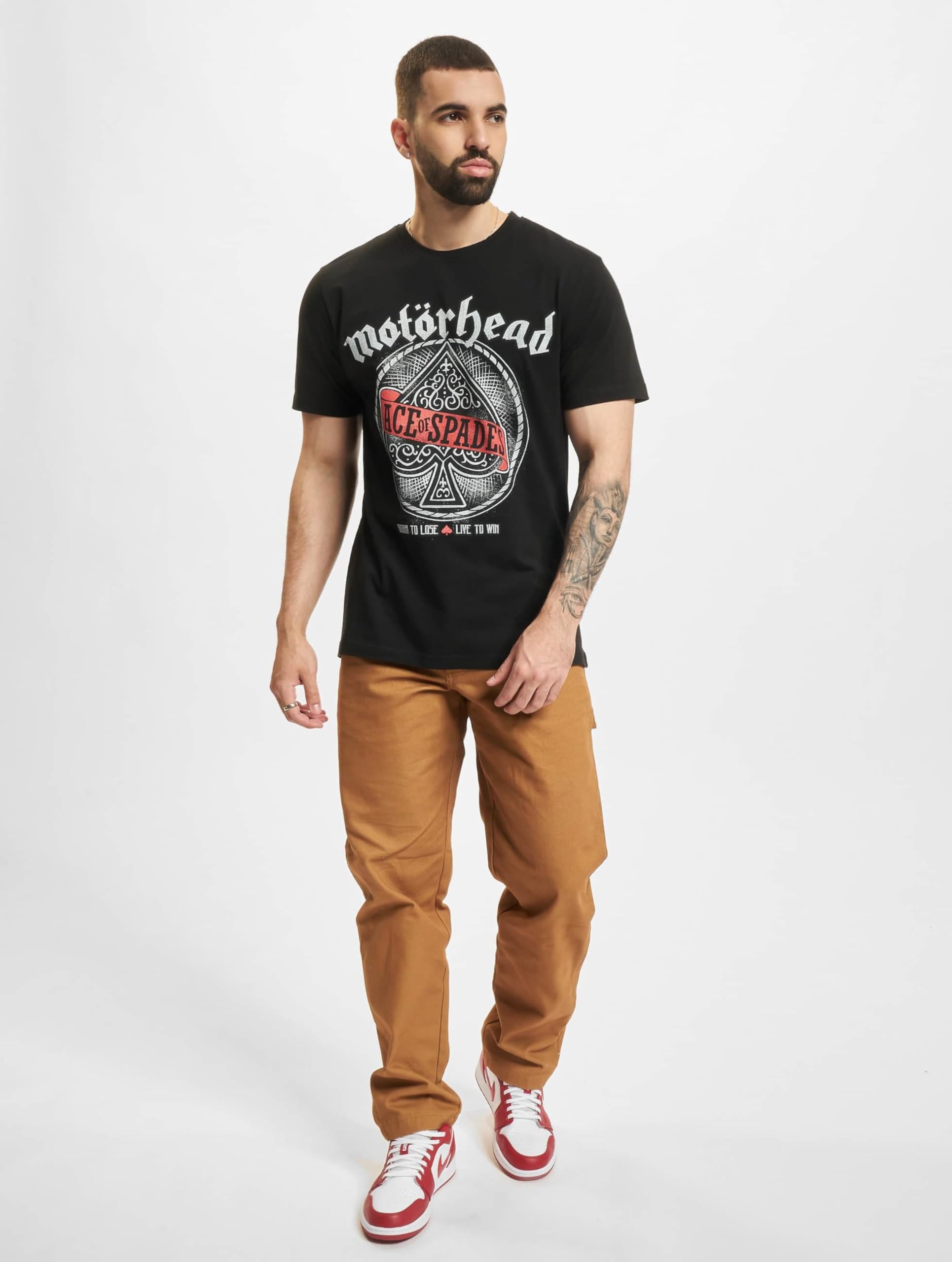 Brandit Motörhead T-Shirt Ace of Spade T-Shirt Uomo (Pacco da 1)