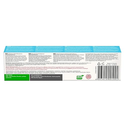 Miniatura 3 de Splat Pasta de dientes de acción múltiple de la serie profesional con reducción bioactiva de la sensibilidad del diente de la restauración del