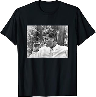 JFK Smoking Cigar T-Shirt