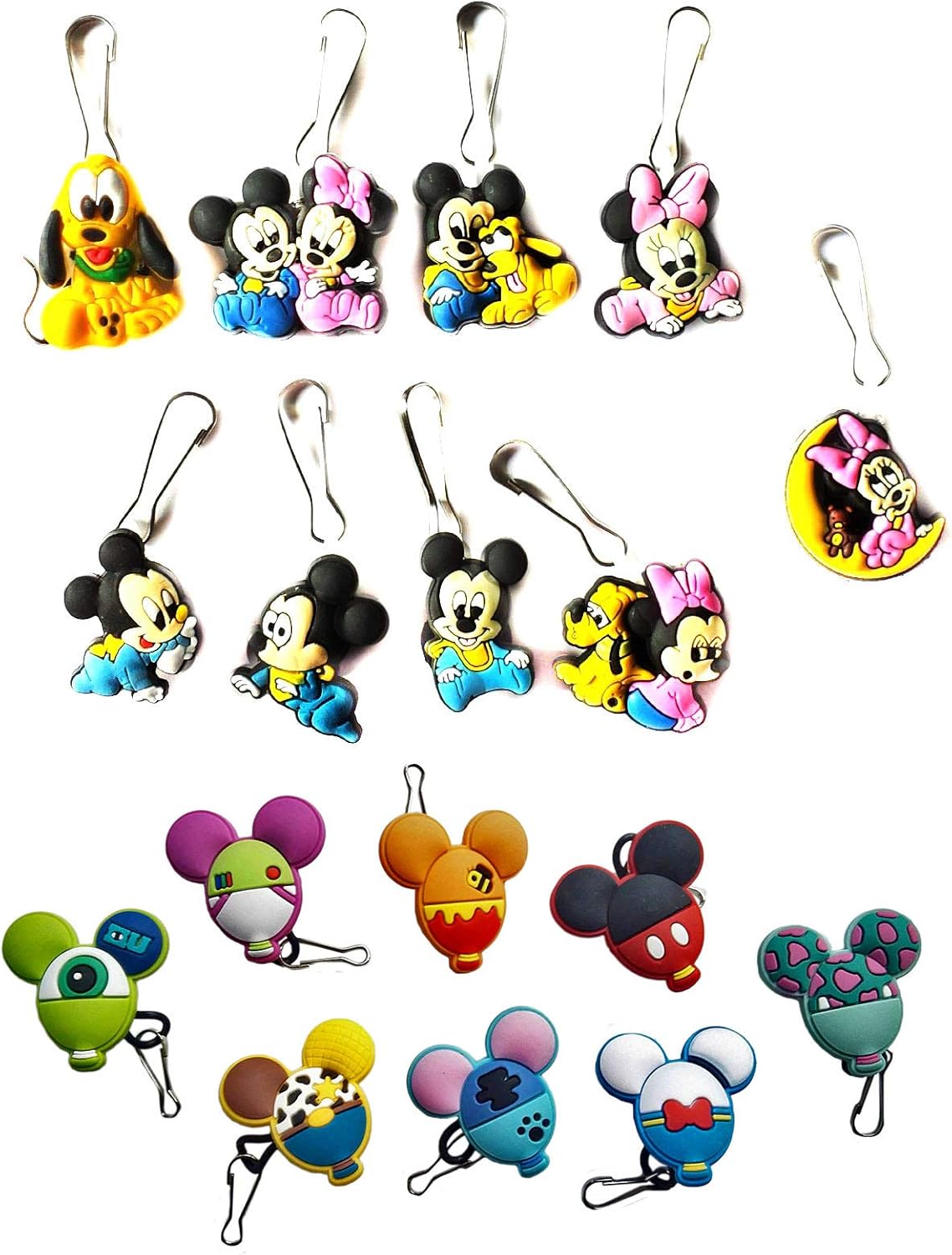 Zipper Pull for Kids Party Favors Set of 17 Pcs