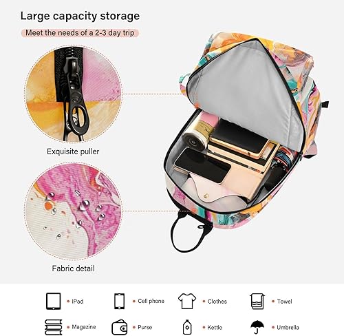 Miniatura 6 de Bolsa de raqueta de bádminton para tenis, grande, resistente, multicolor, abstracta, accesorios deportivos, mochila para mujeres y hombres, raquetas