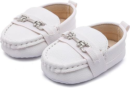 Miniatura 7 de Zapatos Oxford de Greceen para bebés, niños y niñas de cuero PU, mocasines, zapatos de vestir, adecuados para gatear, vestido de novia, fiestas de