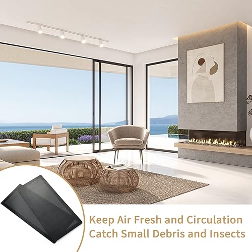 Miniatura 5 de Cubierta de ventilación de 4 x 10 pulgadas  Cubiertas de ventilación a prueba de bebés para registros de piso del hogar, pared, RV, HVAC, perfecto