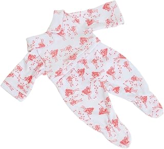 FRILLY LILY Babygrow in Fairy design fabric by UK Designer for Baby Dolls 14-18 inch (35-45 cm) DOLL NOT INCLUDED To fit dolls such as 43 cm Baby Born