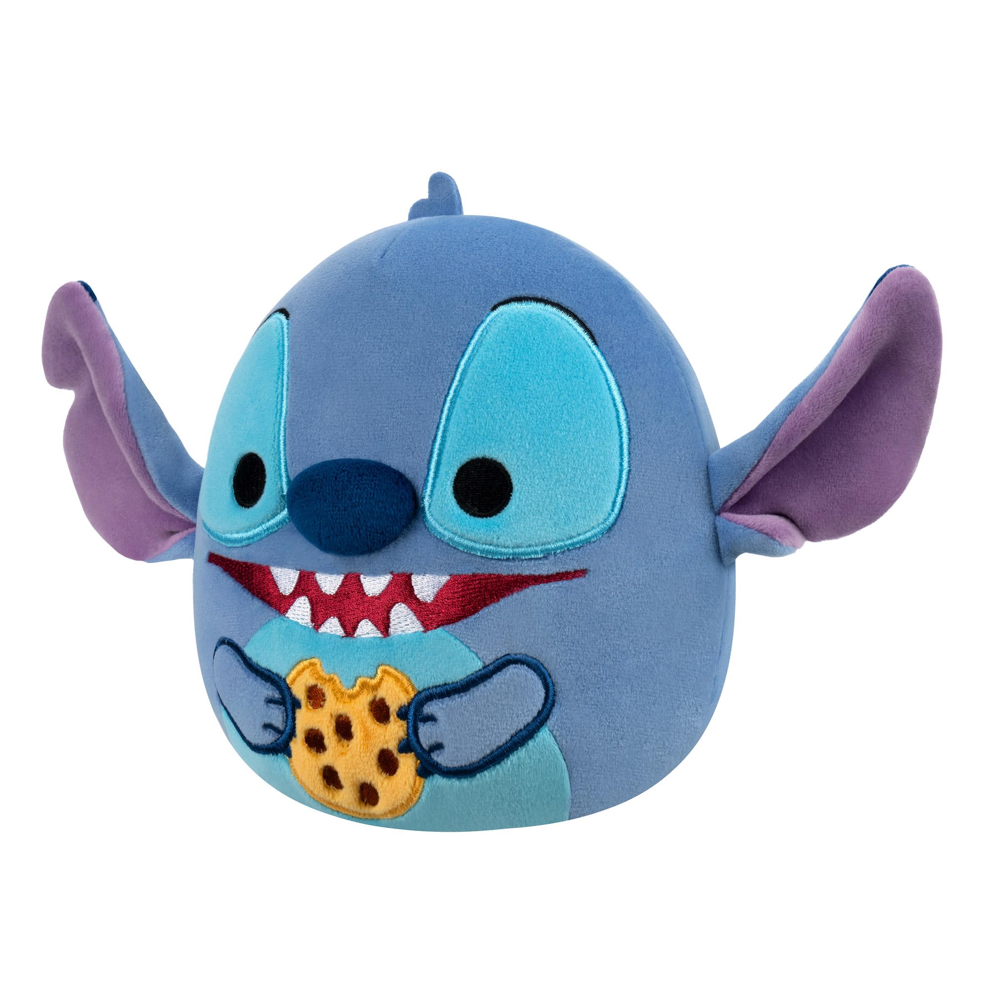 Squishmallows Original 10-Inch Disney Chef Stitch Eating Chocolate Chip Cookie Plush, Multicolor, 10 inches - Image 2