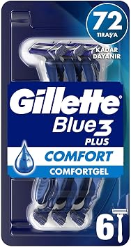 Gillette Blue3 Cool Use Horse Men's Razor 6-pack
