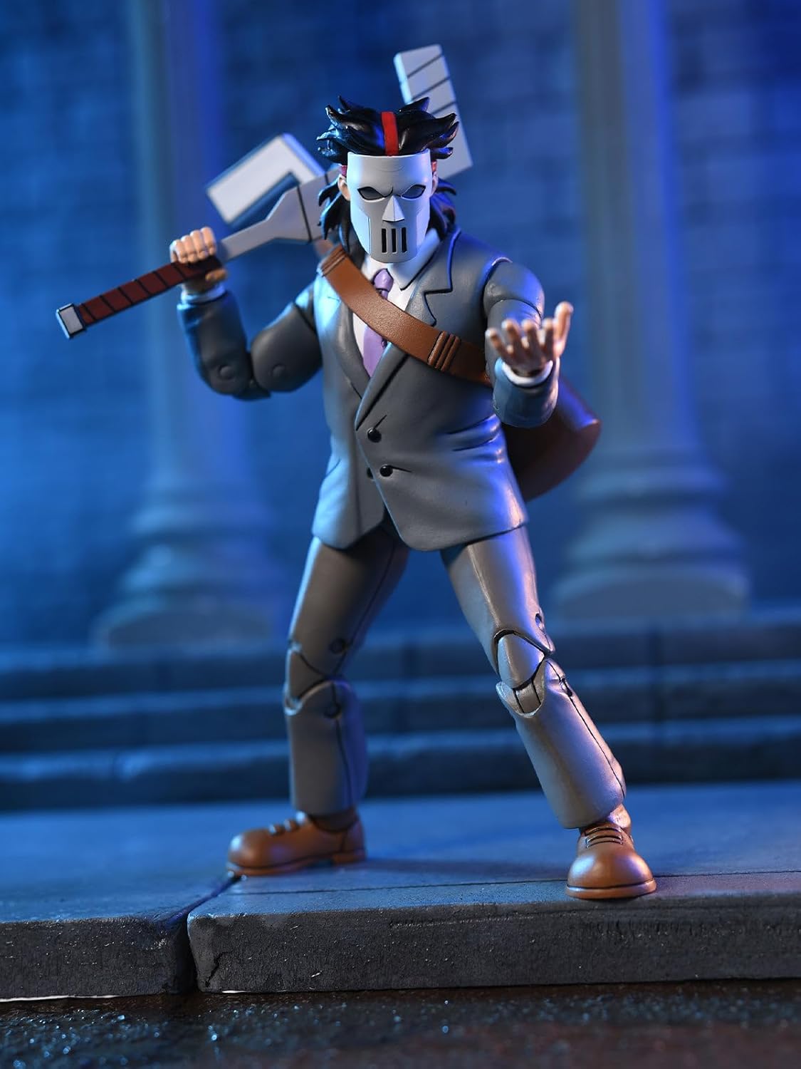 Teenage Mutant Ninja Turtles (1987 Cartoon) - 7” Scale Action Figure - Business Suit Casey Jones & Split Foot Soldier 2 Pack