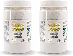 Sal Marinho Integral Culinário Pote 1kg Kit C/2