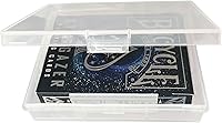 Vista 1 de PRODUCT80 BitBins - Estuche para cartas de juego – Caja de almacenamiento de tarjetas comerciales o de béisbol – Fundas de transporte de plástico