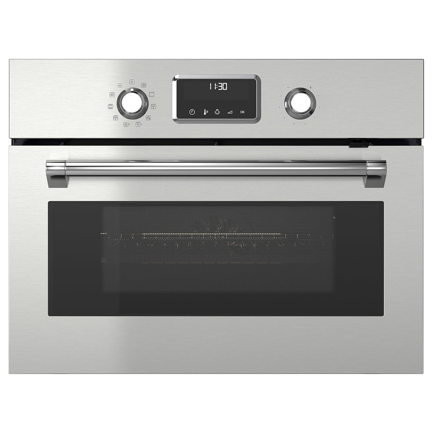 FORNEBY microwave combi with forced air 500 stainless steel colour