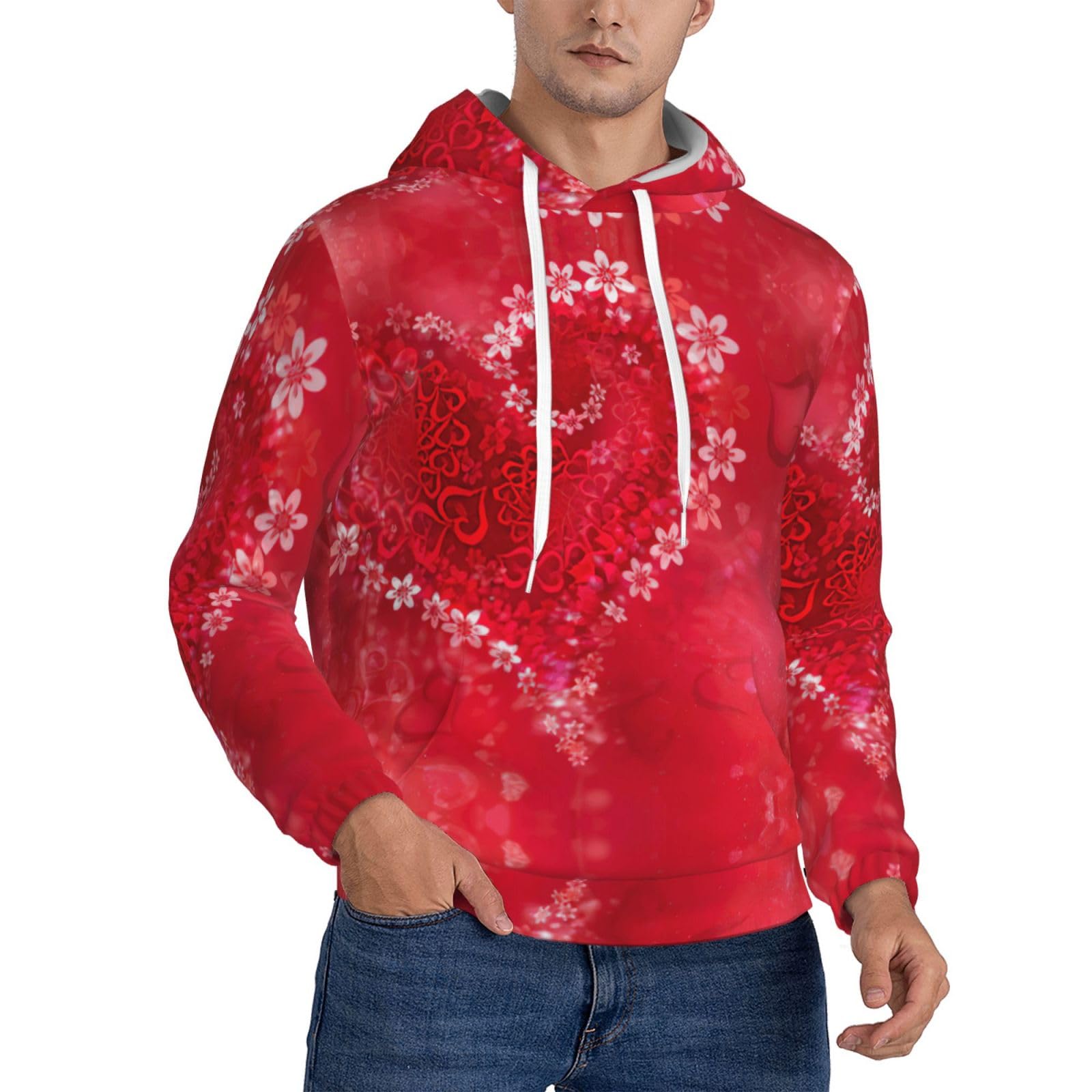 Sweat athlétique homme grande taille coupe décontractée Saint-Valentin - 8