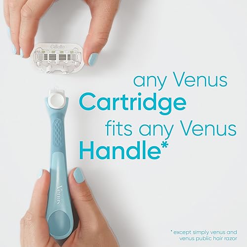Miniatura 6 de Gillette Venus Cuchillas de afeitar extra suaves para mujer, repuestos de maquinilla de afeitar de 5 cuchillas, 8 unidades