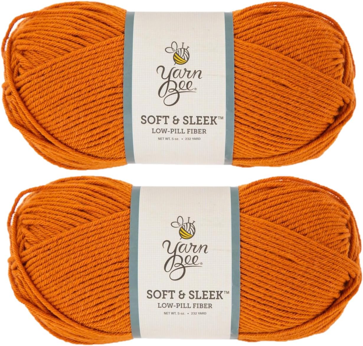 Hobby Lobby Yarn Bee Soft & Sleek Yarn, 505 French Lilac, Set of 2 image 5